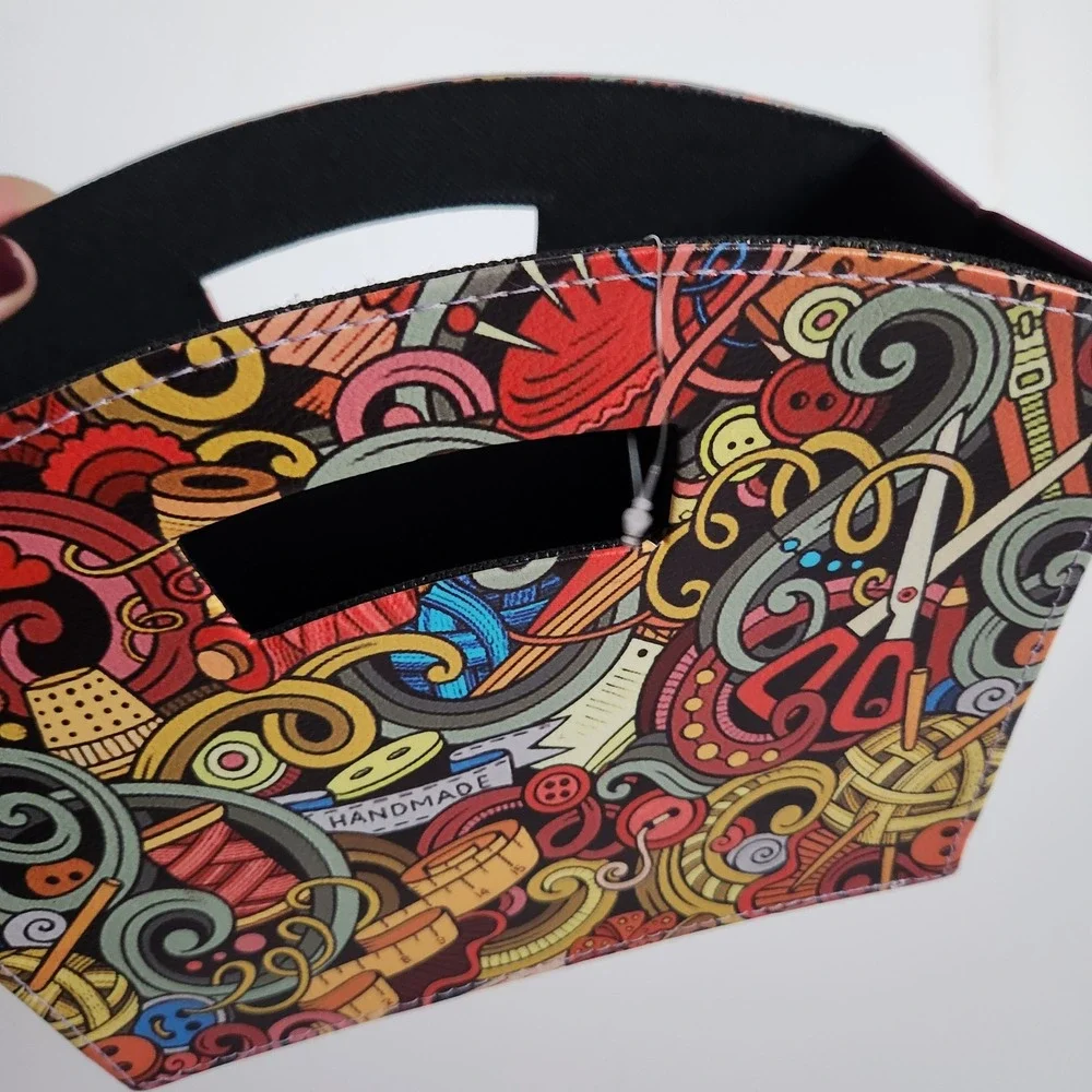 Craft Storage Bin Organizer Basket Sewing Scissors Yarn‎ Buttons